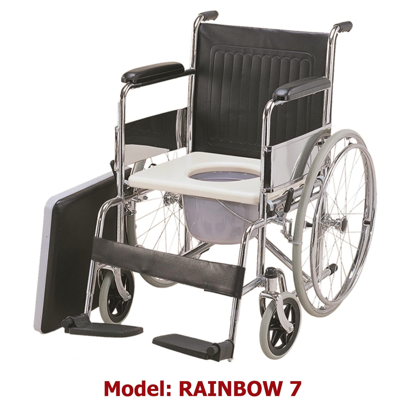 Rainbow 7 Commode Wheelchair in Noida